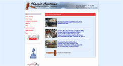Desktop Screenshot of classicauctions.com